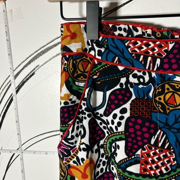 Veronica Beard High Waist Relaxed Leg Colorful Floral Pants, Womens 2 w/Pockets - Picture 6 of 12